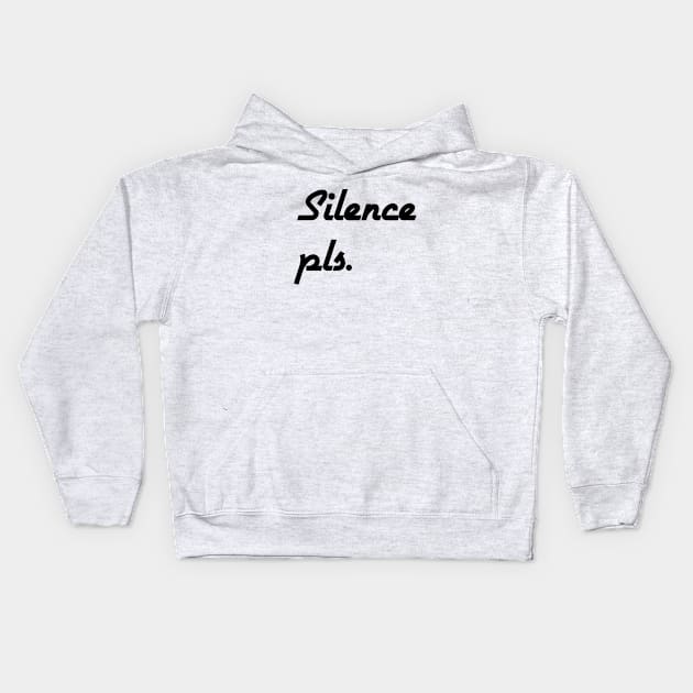 Silence Kids Hoodie by yam2017